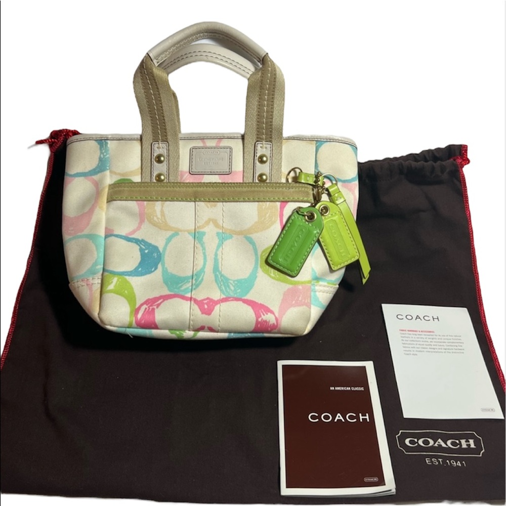 Coach Purse Vintage Pattern